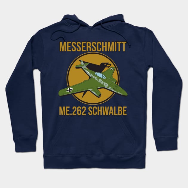 Messerschmitt Me 262 Schwalbe Hoodie by FAawRay